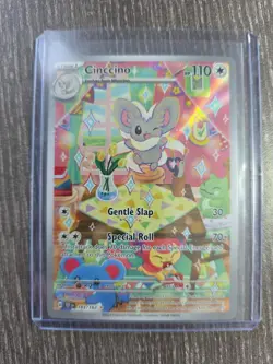 Cinccino 183/162 SV05: Temporal Forces Holo Illustration Rare IR - Pokemon Card - Image 1