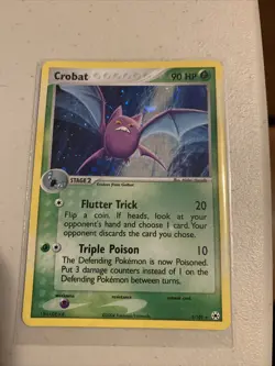 Pokemon TCG Crobat 3/101 EX Hidden Legends Holo Holo Rare 2004 Card - Image 2