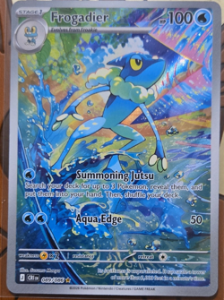 Pokemon Frogadier Illustration Rare Full Art Holo Card 089/086 CRI - Image 1
