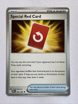 Special Red Card 082/086 - Uncommon - Pokemon TCG: Chaos Rising - English NM - Image 1
