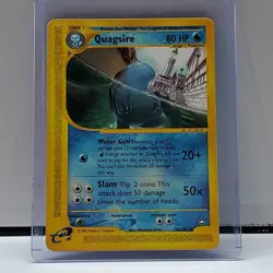 Pokemon TCG Quagsire 30/147 Aquapolis Rare Non-Holo Card - Image 1