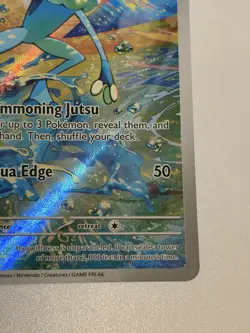 Frogadier 089/086 Secret Rare Full Art Holo Crimson Invasion Pokemon TCG 2017 - Image 3