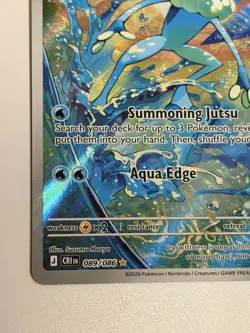 Frogadier 089/086 Secret Rare Full Art Holo Crimson Invasion Pokemon TCG 2017 - Image 4