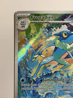 Frogadier 089/086 Secret Rare Full Art Holo Crimson Invasion Pokemon TCG 2017 - Image 5