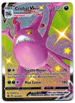 Crobat VMAX SWSH099 - 🌊 Sword & Shield Promo Promo Pokemon TCG Holo 🖤 - M/LP - Image 1