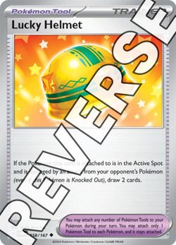 Lucky Helmet 158/167 Sv06: Twilight Masquerade Reverse Holo - Pokemon TCG - NM - Image 1