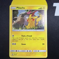 Pikachu SM234 Sun & Moon Holo Black Star Promo Pokemon MP FREE SHIPPING - Image 1