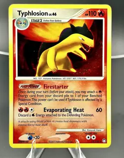 Pokemon Typhlosion 16/123 Mysterious Treasures Holo Rare 110 HP Stage 2 - Image 1