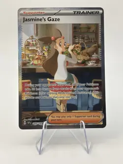 Pokemon TCG Jasmine's Gaze SIR Holo Trainer Surging Sparks #245/191 - Image 1