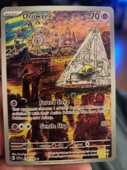 Pokemon TCG Scarlet/Violet Drowzee Base Set Holo Rare Card 210/198 - Image 2