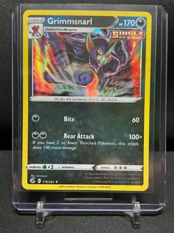 Grimmsnarl 178/264 Holo Rare Pokemon 2021 Fusion Strike NM - Image 1