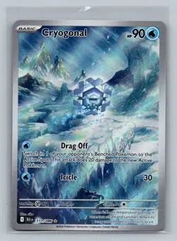 Cryogonal 111/086 Holo Illustration Rare Black Bolt Pokemon Holo Near Mint - Image 1