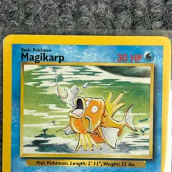 Vintage Pokemon Base Set Magikarp 35/102 Uncommon LP - Image 3