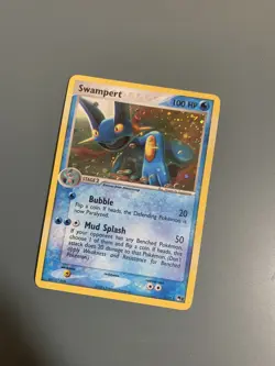 Swampert 5/17 - Pokemon TCG 2004 Pop Series 1 Holo Rare LP + swirl - Image 1