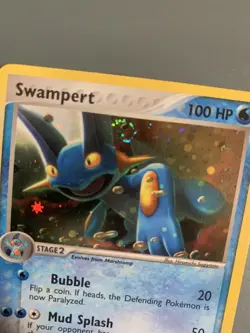 Swampert 5/17 - Pokemon TCG 2004 Pop Series 1 Holo Rare LP + swirl - Image 2