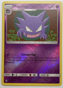 Haunter 69/214 Uncommon Unbroken Bonds Reverse Holo Pokemon NM 2019 English - Image 1