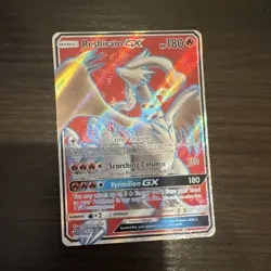 Reshiram GX Full Art Ultra Rare Holo Dragon Majesty 65/70 Pokemon TCG - Image 1