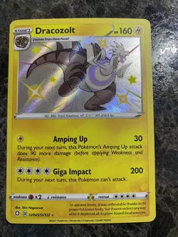 2021 Pokemon TCG - Shining Fates - Dracozolt - #SV045 - Holo Rare - NM - Image 3