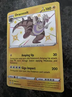 2021 Pokemon TCG - Shining Fates - Dracozolt - #SV045 - Holo Rare - NM - Image 4