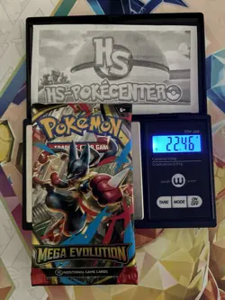 (HEAVY) 22.46g Pokemon TCG Mega Evolution Booster Pack (SEALED)✅ - Image 1