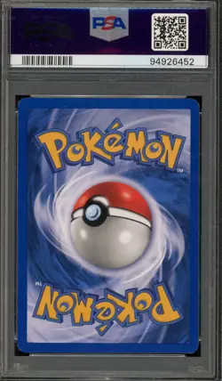 Pokemon Blastoise Base Set Unlimited Holo Rare ILLUSTRATOR ERROR #2 PSA 8 - Image 2