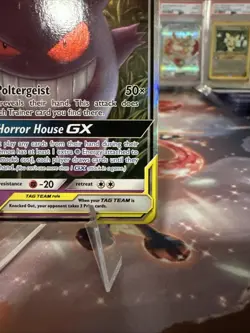Pokemon Gengar & Mimikyu GX Tag Team 53/181 Ultra Rare Team Up LP Condition - Image 4