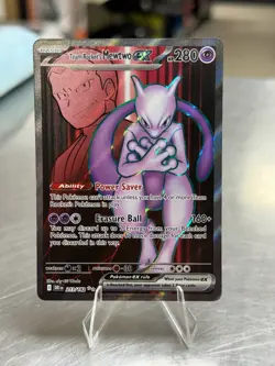 Pokemon TCG - Team Rockets Mewtwo EX 213/182 Destined Rivals - Ultra Rare - NM - Image 1