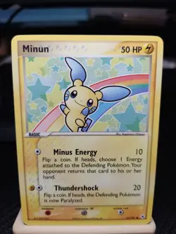 Minun 67/101 Pokemon Hidden Legends 2004 LP - Image 1