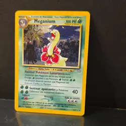 The Pokemon Company Meganium 11/111 Neo Genesis Holo Rare 100 HP French 2000 - Image 1