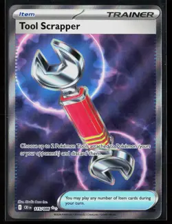Tool Scrapper 115/086 Ultra Rare Trainer ME04: Chaos Rising Pokemon NM - Image 1