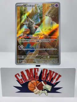 Pokemon Mimikyu 075 SVP Scarlet Violet Black Star Promo Full Art sc - Image 1