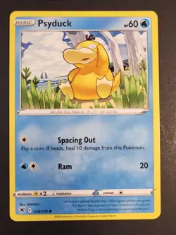 Pokemon Astral Radiance Psyduck Common Card 028/189NM - Image 1