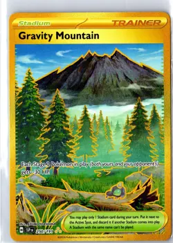 Gravity Mountain 250/191 Hyper Rare Surging Sparks Pokemon Lightly Played - Image 1