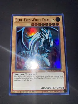 Yu-Gi-Oh! TCG Blue Eyes White Dragon KACB-EN001 Limited Edition LP - Image 1