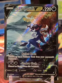 Hisuian Samurott V GG51/GG70 Crown Zenith: Galarian Gallery Holo Pokemon Card - Image 1