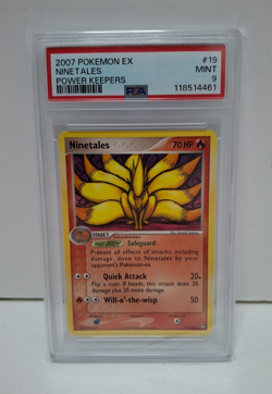Ninetales 19/108 EX Power Keepers 2007 Non-holo Rare Pokemon Card PSA 9 - Image 1