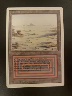 Badlands. Magic. MTG. NM. Excellent condition. Never played with. - Image 1