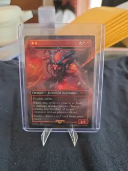 MTG Ifrit - Fury (Rainbow Foil) Secret Lair Drop Foil Never Played Perfect Cond - Image 1
