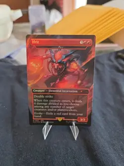 MTG Ifrit - Fury (Rainbow Foil) Secret Lair Drop Foil Never Played Perfect Cond - Image 2