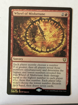 Wheel of Misfortune - Commander Legends #211 MTG Magic The Gathering Near Mint - Image 1