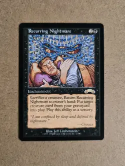 MTG Magic the Gathering Recurring Nightmare Exodus NM - Image 1