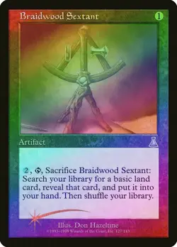 MTG Braidwood Sextant Urza's Destiny U Foil 127/143 (LIGHTLY PLAYED) - Image 1