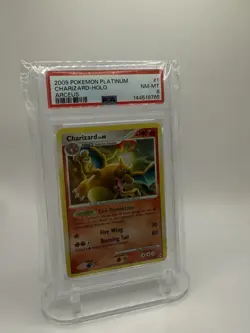 2009 Pokemon Platinum Arceus Charizard-Holo #1 card graded PSA 8 Near Mint - Image 1
