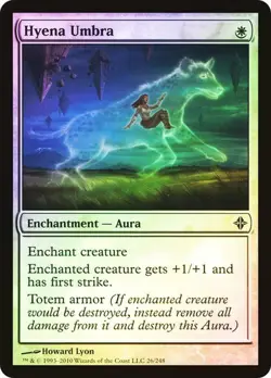 Rise of the Eldrazi MTG Foil Hyena Umbra Magic - Image 1