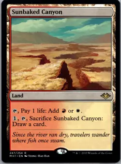 [4x] Sunbaked Canyon R Modern Horizons 247 NM MTG MH1 Playset - Image 4