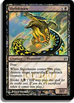 1x Shriekmaw - Foil - Launch Promo Light Play, English Prerelease Promos MTG Mag - Image 1