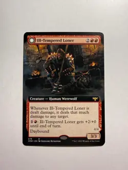 Ill-Tempered Loner (Extended Art) 378 MTG Innistrad: Crimson Vow - Image 1