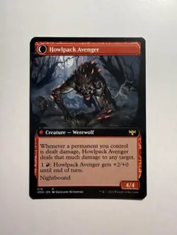 Ill-Tempered Loner (Extended Art) 378 MTG Innistrad: Crimson Vow - Image 2