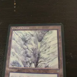 Glacial Chasm Ice Age MTG Magic The Gathering LP/NM Free Ship BB - Image 2