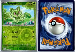 Pokemon Card - Sprigatito 013/198 Scarlet & Violet Common Reverse Holo Near Mint - Image 3